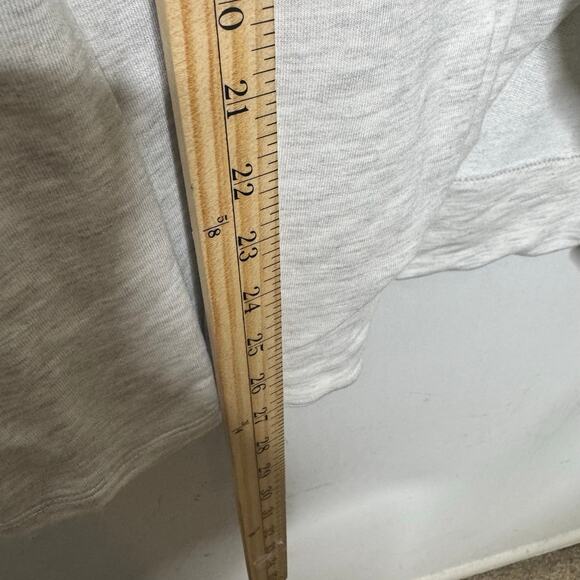 Anthropologie Dolan‎ T-Shirt Gray Open Front Cardigan Wrap Size L Cozy Coastal - Picture 5 of 8